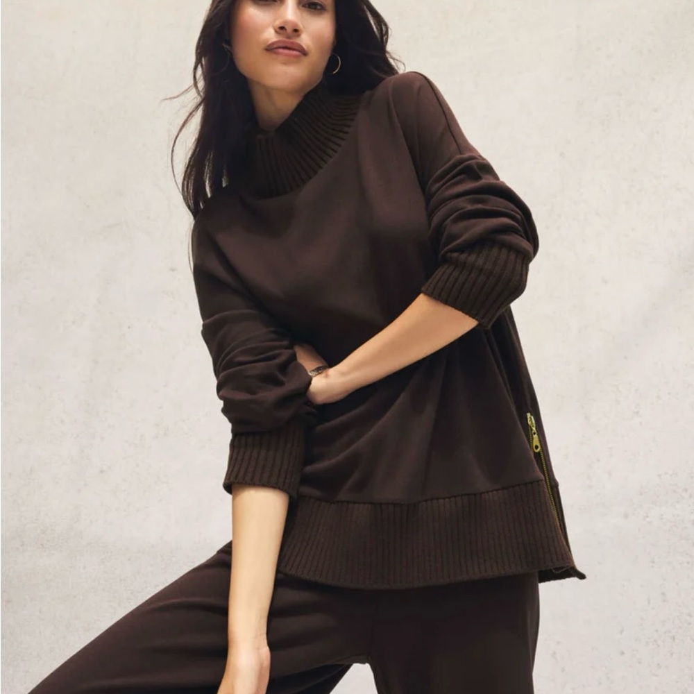 Z Supply Chocolate Brown Women's Lounge Set